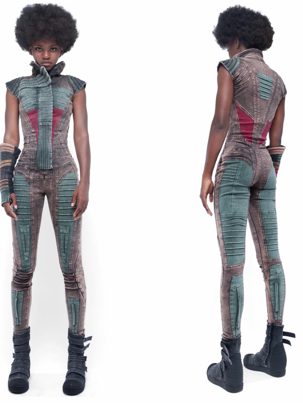 DEMOBAZA overall Tribe. New without tags. Large